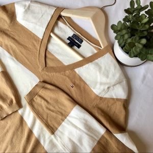 Tommy Hilfiger Pima Cotton Rugby Stripe Sweater Small